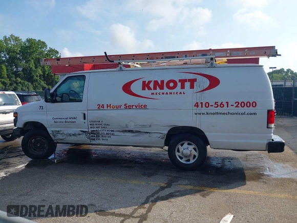 2014 Ford Econoline Cargo Commercial with VIN 1FTNS2EW7EDA04202, listed as a IAAI auction lot 42720940 with 167,356 mi miles and . Bid and sale history available at DreamBid. Image 13.