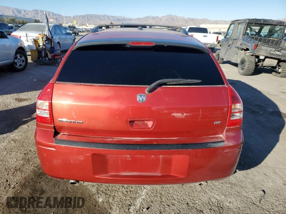 2005 Dodge Magnum RT with VIN 2D8GV582X5H124753, listed as a Copart auction lot 81355944 with 136,951 mi miles and Salvage Title. Bid and sale history available at DreamBid. Image 6.