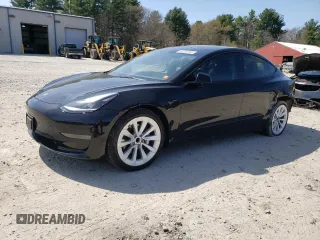 2023 Tesla Model 3 z VIN 5YJ3E1EA4PF658387, wystawiony jako Copart lot #54230795 z przebiegiem 25 078 mil mil oraz Szkoda całkowita • Salvage title. Historia ofert i sprzedaży dostępna na DreamBid. Obrazek 1.