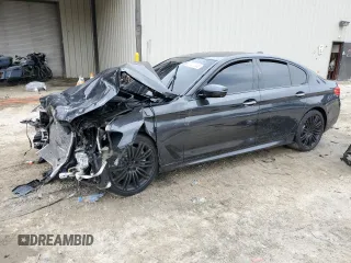 2017 BMW 5 Series 540i xDrive z VIN WBAJE7C37HG888055, wystawiony jako Copart lot #51471245 z przebiegiem Nie podano mil oraz Szkoda całkowita • Salvage title. Historia ofert i sprzedaży dostępna na DreamBid. Obrazek 1.