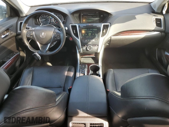2015 Acura TLX V6 Advance with VIN 19UUB2F79FA017234, listed as a Copart auction lot 42400895 with 104,591 mi miles and Salvage Title. Bid and sale history available at carsss.com. Image 8.