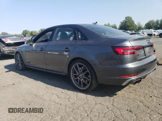 2018 Audi S4 Premium Plus with VIN WAUB4AF44JA019933, listed as a Copart auction lot 65963144 with 45,694 mi miles and Salvage Title. Bid and sale history available at carsss.com. Image 2.