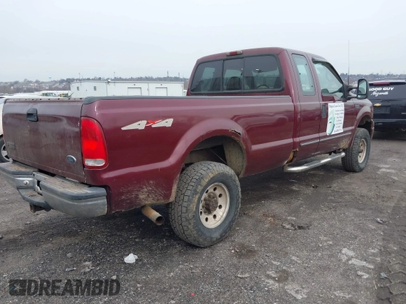 1999 Ford F-250 XL z VIN 1FTNX21L1XEE62439, wystawiony jako IAAI lot #41543558 z przebiegiem 184 437 mil mil oraz . Historia ofert i sprzedaży dostępna na DreamBid. Obrazek 4.
