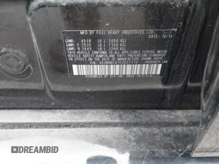 2015 Subaru Legacy Premium with VIN 4S3BNBC67F3027175, listed as a IAAI auction lot 41914430 with 193,867 mi miles and . Bid and sale history available at DreamBid. Image 9.