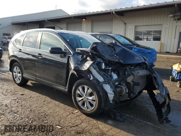 2014 Honda CR-V EX-L with VIN 5J6RM4H7XEL023578, listed as a Copart auction lot 85576344 with 106,898 mi miles and Salvage Title. Bid and sale history available at DreamBid. Image 4.