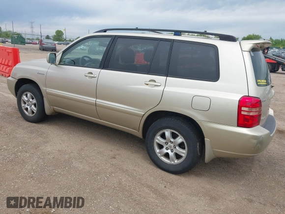 2001 Toyota Highlander z VIN JTEHF21A710016052, wystawiony jako IAAI lot #42360752 z przebiegiem 145 675 mil mil oraz . Historia ofert i sprzedaży dostępna na DreamBid. Obrazek 3.