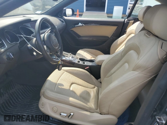 2014 Audi A5 Premium Plus с VIN WAULFAFH1EN001860, выставлен на аукционе Copart как лот 59681705 с пробегом 88 813 миль миль и Чистый • Clean title. История ставок и продаж доступна на DreamBid. Изображение 7.