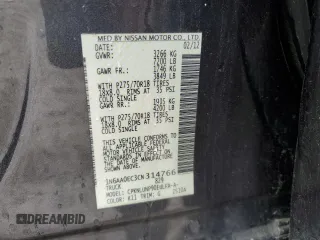 2012 Nissan Titan S with VIN 1N6AA0EC3CN314766, listed as a Copart auction lot 61780095 with 182,349 mi miles and Non repairable. Bid and sale history available at DreamBid. Image 12.