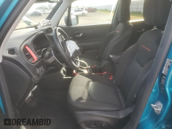 2021 Jeep Renegade Trailhawk z VIN ZACNJDC16MPM10006, wystawiony jako Copart lot #50981775 z przebiegiem 36 884 mil mil oraz Szkoda całkowita • Salvage title. Historia ofert i sprzedaży dostępna na DreamBid. Obrazek 7.