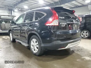 2013 Honda CR-V EX-L with VIN 5J6RM4H77DL000757, listed as a Copart auction lot 47537135 with 212,576 mi miles and Salvage Title. Bid and sale history available at carsss.com. Image 2.