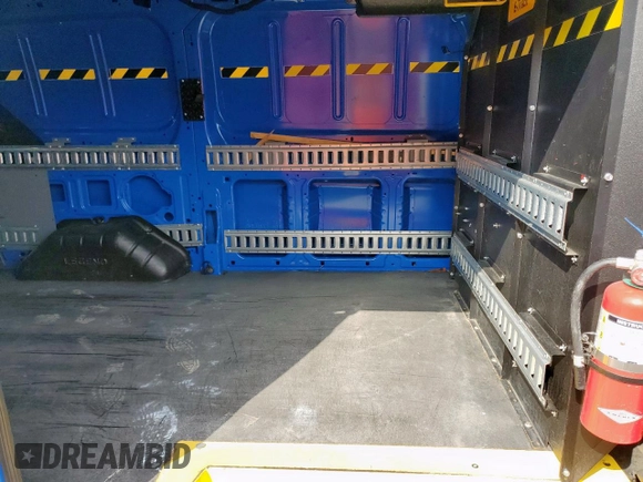 2020 Ford Transit Cargo with VIN 1FTBR1Y86LKB56275, listed as a Copart auction lot 55617175 with 122,116 mi miles and Clean title. Bid and sale history available at DreamBid. Image 10.
