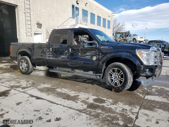 2013 Ford Super Duty F-350 SRW Platinum with VIN 1FT8W3BT2DEB74123, listed as a Copart auction lot 43969075 with NaN miles and Clean Title. Bid and sale history available at carsss.com. Image 4.