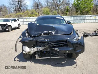2013 Infiniti FX with VIN JN8CS1MW5DM170014, listed as a Copart auction lot 56195905 with 138,686 mi miles and Salvage title. Bid and sale history available at DreamBid. Image 5.