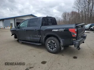 2024 Nissan Titan Pro-4X z VIN 1N6AA1ED9RN108679, wystawiony jako Copart lot #53356715 z przebiegiem 23 038 mil mil oraz Szkoda całkowita • Salvage title. Historia ofert i sprzedaży dostępna na DreamBid. Obrazek 2.