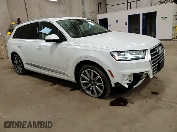 2018 Audi Q7 Premium Plus with VIN WA1LAAF71JD015468, listed as a Copart auction lot 46852095 with 126,637 mi miles and Non repairable. Bid and sale history available at DreamBid. Image 11.