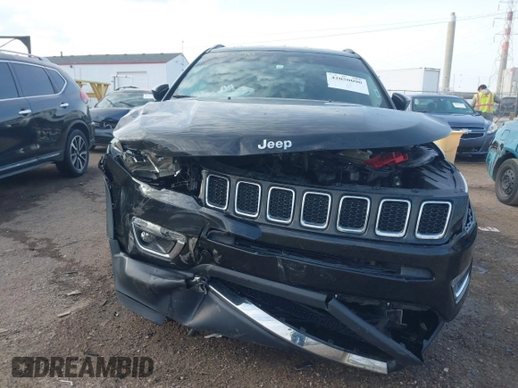 2019 Jeep Compass Limited with VIN 3C4NJDCBXKT812466, listed as a IAAI auction lot 42050090 with 103,282 mi miles and . Bid and sale history available at DreamBid. Image 6.