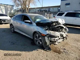 2020 Honda Civic Sedan LX with VIN 2HGFC2F69LH553241, listed as a Copart auction lot 41502005 with 105,751 mi miles and Salvage Title. Bid and sale history available at carsss.com. Image 11.