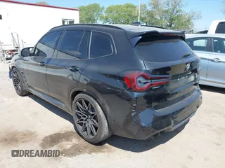 2022 BMW X3 M with VIN 5YM13EC04N9L89028, listed as a IAAI auction lot 42258087 with 23,240 mi miles and . Bid and sale history available at DreamBid. Image 3.