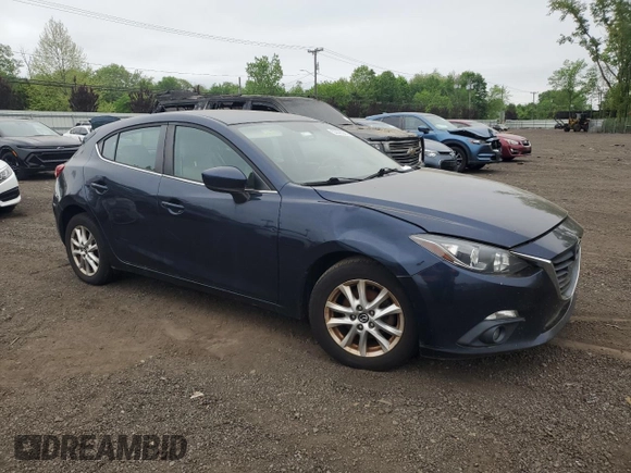 2015 Mazda 3 i Touring with VIN 3MZBM1L79FM191092, listed as a Copart auction lot 56698985 with 150,428 mi miles and Clean Title. Bid and sale history available at DreamBid. Image 4.
