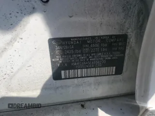 2014 Hyundai Sonata Hybrid Limited with VIN KMHEC4A45EA106270, listed as a Copart auction lot 54578115 with 181,747 mi miles and Clean Title. Bid and sale history available at carsss.com. Image 12.