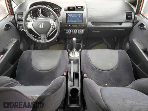 2007 Honda Fit Sport with VIN JHMGD38657S055456, listed as a Copart auction lot 89397795 with 249,679 mi miles and Salvage Title. Bid and sale history available at carsss.com. Image 8.