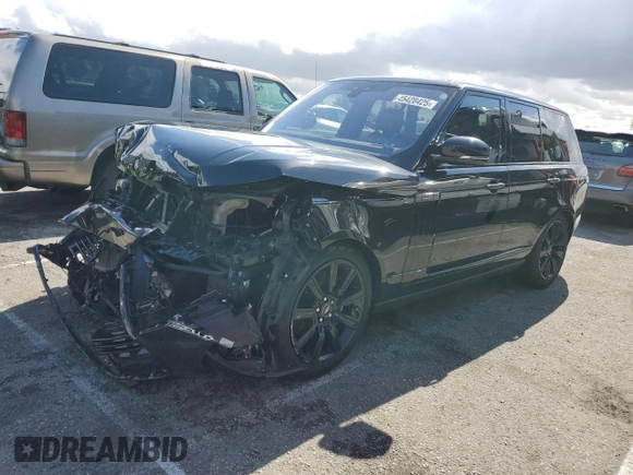 2022 Land Rover Range Rover Westminster z VIN SALGS2RU3NA462850, wystawiony jako Copart lot #45428425 z przebiegiem 14 589 mil mil oraz Szkoda całkowita • Salvage title. Historia ofert i sprzedaży dostępna na DreamBid. Obrazek 1.