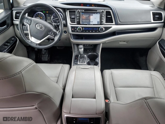 2017 Toyota Highlander XLE with VIN 5TDJZRFH0HS442622, listed as a Copart auction lot 89282295 with 253,671 mi miles and Salvage Title. Bid and sale history available at carsss.com. Image 8.