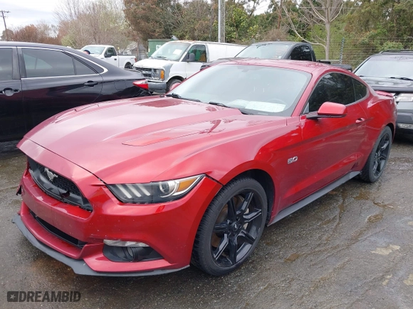 2016 Ford Mustang GT with VIN 1FA6P8CFXG5210189, listed as a IAAI auction lot 41808486 with 133523 miles. Bid and sale history available at carsss.com. Image 17.