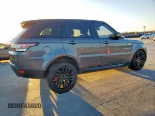 2016 Land Rover Range Rover Sport V6 HSE with VIN SALWR2VF6GA559834, listed as a Copart auction lot 48493675 with 133,847 mi miles and Clean Title. Bid and sale history available at carsss.com. Image 3.