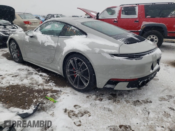 2024 Porsche 911 Carrera S with VIN WP0AB2A98RS218616, listed as a Copart auction lot 81310844 with 2,400 mi miles and Salvage Title. Bid and sale history available at carsss.com. Image 2.