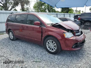 2019 Dodge Grand Caravan SXT with VIN 2C4RDGCG9KR759302, listed as a Copart auction lot 54262265 with 102,266 mi miles and Non Repairable. Bid and sale history available at DreamBid. Image 4.