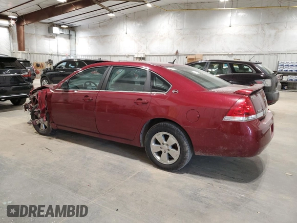 2008 Chevrolet Impala LT with VIN 2G1WT58K881200525, listed as a Copart auction lot 53525725 with 159,142 mi miles and Non Repairable. Bid and sale history available at DreamBid. Image 2.