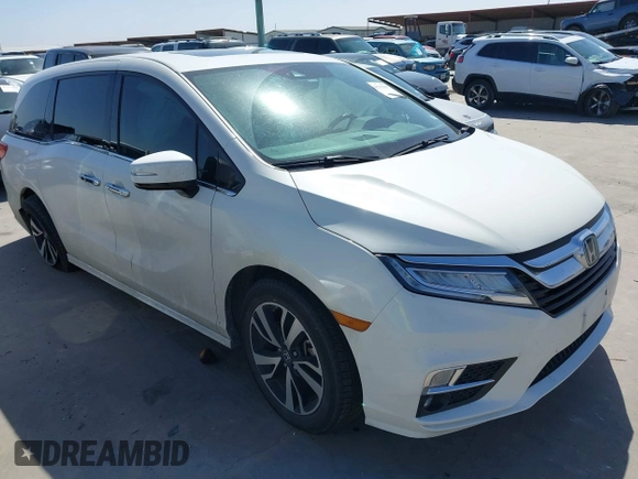 2019 Honda Odyssey Elite with VIN 5FNRL6H99KB091617, listed as a IAAI auction lot 41719807 with 93,775 mi miles and . Bid and sale history available at DreamBid. Image 1.