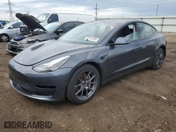 2021 Tesla Model 3 Long Range z VIN 5YJ3E1EB2MF066149, wystawiony jako Copart lot #53374765 z przebiegiem 119 771 mil mil oraz Szkoda całkowita • Salvage title. Historia ofert i sprzedaży dostępna na DreamBid. Obrazek 1.