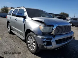 2010 Toyota Sequoia Platinum with VIN 5TDDY5G15AS038960, listed as a Copart auction lot 44192145 with 185,082 mi miles and Salvage Title. Bid and sale history available at carsss.com. Image 4.