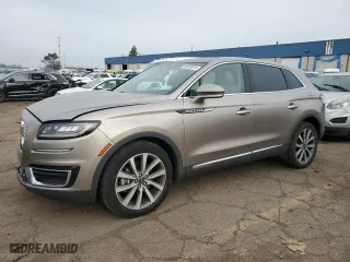 2020 Lincoln Nautilus Reserve with VIN 2LMPJ6K91LBL15015, listed as a Copart auction lot 86098974 with 22,627 mi miles and Salvage Title. Bid and sale history available at carsss.com. Image 1.
