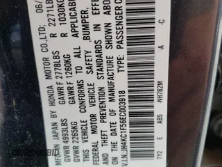 2014 Acura RLX Tech Pkg with VIN JH4KC1F56EC003918, listed as a Copart auction lot 68120414 with 76,951 mi miles and Salvage Title. Bid and sale history available at carsss.com. Image 13.