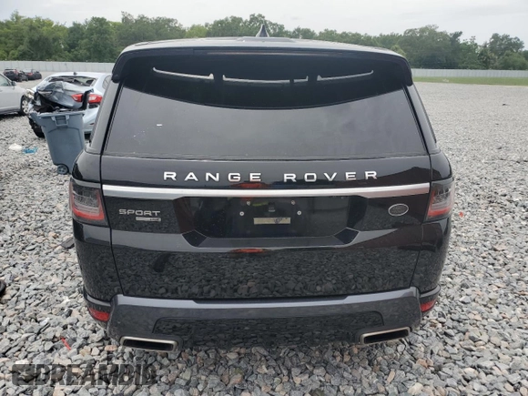 2019 Land Rover Range Rover Sport HSE with VIN SALWR2RV1KA837582, listed as a Copart auction lot 59088515 with 100,783 mi miles and Non repairable. Bid and sale history available at DreamBid. Image 6.