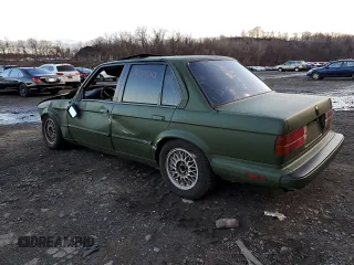 1987 BMW 3 Series 325i with VIN WBAAD2303H2446334, listed as a Copart auction lot 80395713 with 217,676 mi miles and Salvage Title. Bid and sale history available at carsss.com. Image 2.