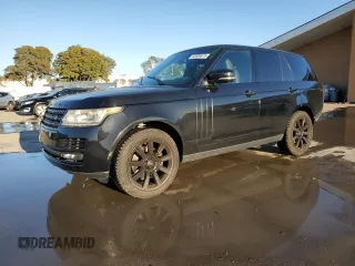 2015 Land Rover Range Rover HSE z VIN SALGS2VF8FA204218, wystawiony jako Copart lot #43809975 z przebiegiem 126 322 mil mil oraz Szkoda całkowita • Salvage title. Historia ofert i sprzedaży dostępna na DreamBid. Obrazek 1.