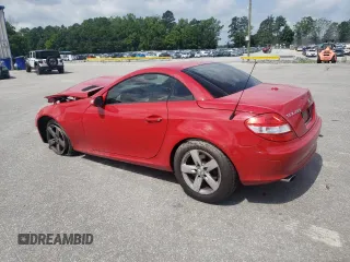 2007 Mercedes-Benz SLK 280 with VIN WDBWK54F77F139757, listed as a Copart auction lot 60968135 with 56,545 mi miles and Salvage title. Bid and sale history available at DreamBid. Image 2.
