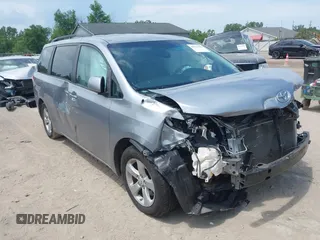 2011 Toyota Sienna LE AAS with VIN 5TDKK3DCXBS156328, listed as a IAAI auction lot 42721542 with 153,286 mi miles and . Bid and sale history available at DreamBid. Image 1.