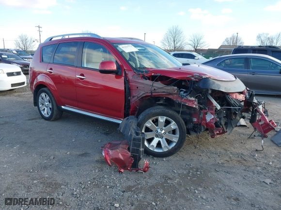 2008 Mitsubishi Outlander SE with VIN JA4LT31W68Z011269, listed as a IAAI auction lot 41321772 with 1 mi miles. Bid and sale history available at carsss.com. Image 1.
