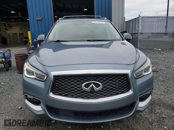 2017 Infiniti QX60 with VIN 5N1DL0MMXHC540418, listed as a Copart auction lot 52478275 with 215,535 mi miles and Salvage Title. Bid and sale history available at carsss.com. Image 5.