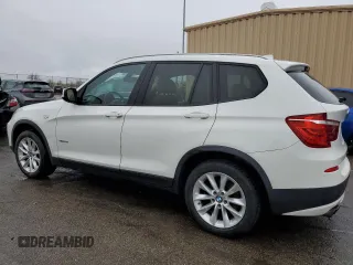 2013 BMW X3 xDrive28i with VIN 5UXWX9C51D0D05581, listed as a Copart auction lot 50946505 with 120,451 mi miles and Clean Title. Bid and sale history available at carsss.com. Image 2.