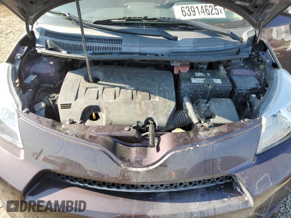 2012 Scion xD with VIN JTKKU4B47C1018751, listed as a Copart auction lot 63914625 with 166,251 mi miles and Clean title. Bid and sale history available at DreamBid. Image 11.