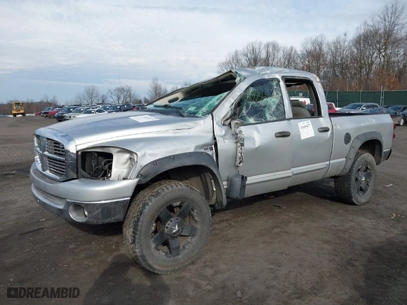2007 Dodge Ram 1500 Laramie with VIN 1D7HU18207S116967, listed as a IAAI auction lot 41649477 with 135,672 mi miles. Bid and sale history available at carsss.com. Image 2.