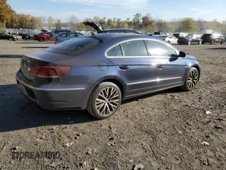 2014 Volkswagen CC VR6 Executive 4Motion with VIN WVWGU7AN7EE536489, listed as a Copart auction lot 76318974 with 122,420 mi miles and Salvage Title. Bid and sale history available at carsss.com. Image 3.