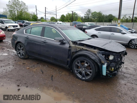 2013 Acura TL Advance z VIN 19UUA9F72DA005368, wystawiony jako Copart lot #54380954 z przebiegiem 118 308 mil mil oraz Szkoda całkowita • Salvage title. Historia ofert i sprzedaży dostępna na DreamBid. Obrazek 4.