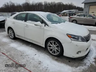 2010 Lexus HS 250h with VIN JTHBB1BA5A2018075, listed as a Copart auction lot 87091654 with 137,579 mi miles and Salvage Title. Bid and sale history available at DreamBid. Image 4.